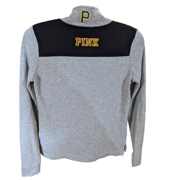 PINK VS with 5th & Ocean Clothing Pittsburgh Pirates Pull Over 1/2 Zip Size XS - Picture 2 of 10